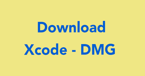xcode download dmg